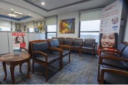 Waiting room in Rocky River dental office